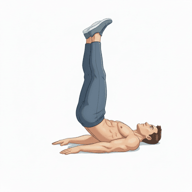 Поднятие ног за голову